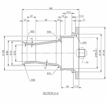 Mikropul nhôm Venturi 164x75x180mm
