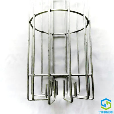 Dây mạ kẽm Bộ lọc bụi 120mm Dây lồng uốn đáy