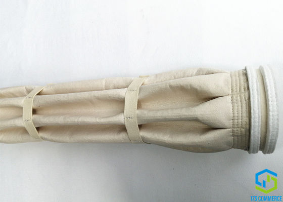 130mm 8 Pleat PPS Túi lọc Seal Cuff Túi lọc Star