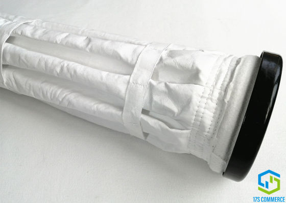 Vòng hạt 8 nếp gấp Túi lọc PTFE 160mm Khu vực lọc mở rộng