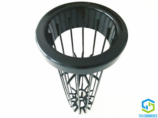 138mm 12 nếp gấp Lồng lọc Baghouse Lớp phủ silicon