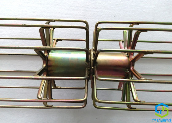 Lớp phủ kẽm Bộ lọc hình sao lưỡi trai Lồng hai mảnh 138mm 12 Ray