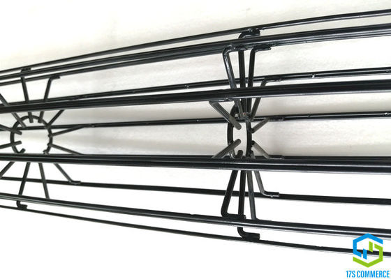 Dây dọc liên kết 12 Ray Star Lồng Lớp phủ silicon Lồng 120mm Lồng nhện Nhà lồng bằng thép carbon