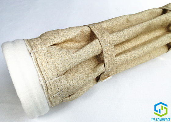 Túi hút bụi bằng nỉ Aramid Bề mặt bộ lọc mở rộng hiệu quả cao